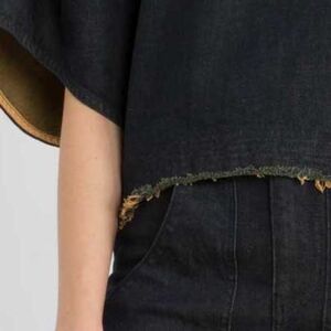 Praire Underground Kite Top Dark Denim Blue Xs Very Gently Used